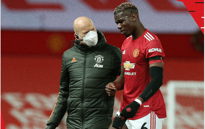 GUINÉE : Manchester United : Paul Pogba absent plusieurs semaines