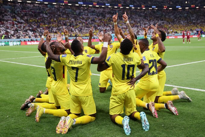 L’Equateur gagne le match d’ouverture contre le Qatar