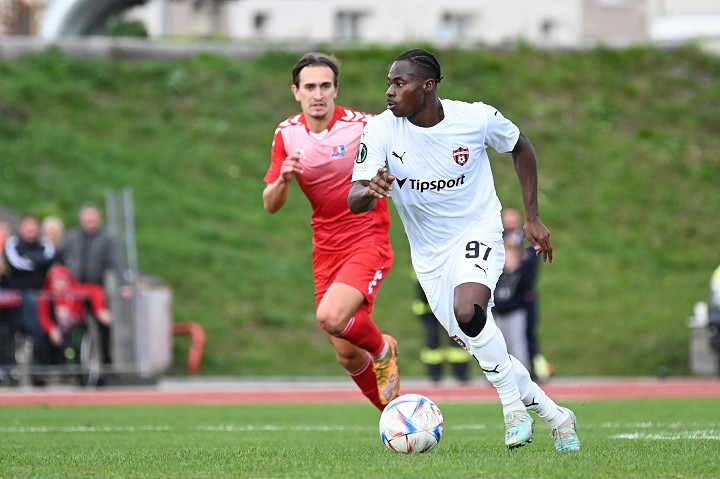 Kelvin Ofori brille avec le FC Spartak Trnava !