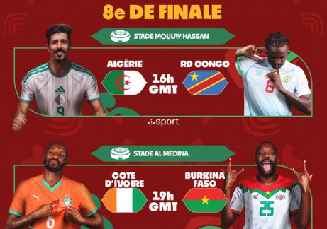 CAN 2025 : deux huitièmes de finale décisifs au programme ce mardi